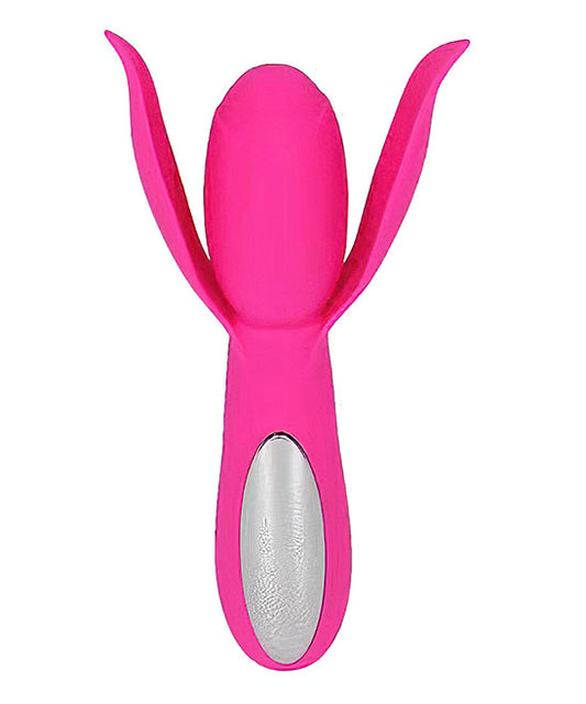 HOT PINK ROSE PETAL PERSONAL MASSAGER WAND