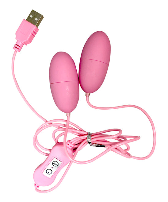 PINK DOUBLE EGG PERSONAL MASSAGER